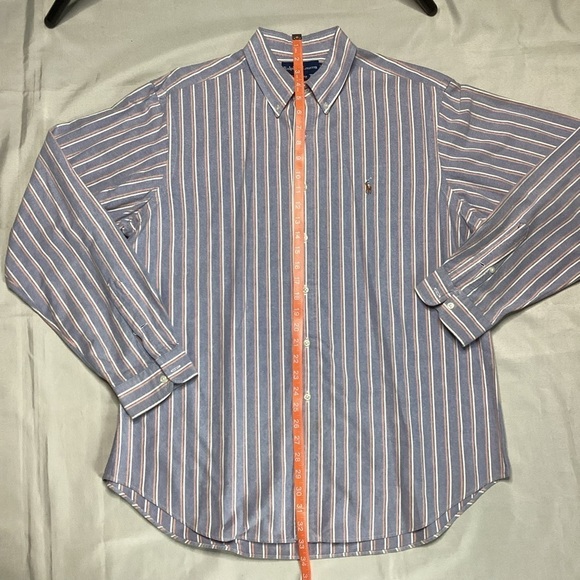 Ralph Lauren Men's Multicolor Striped Button Down Shirt - Picture 8 of 9